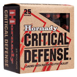 Hornady Critical Defense 380 ACP 90 Grain FTX 25 Rd